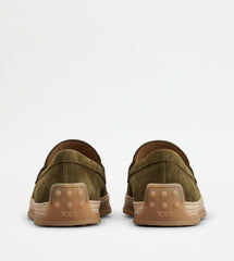 Tod’s Loafers Suede Green (Made in Italy)