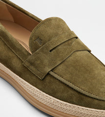 Tod’s Loafers Suede Green (Made in Italy)