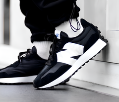 New Balance 327 Black White