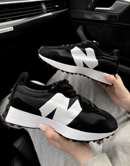 New Balance 327 Black White