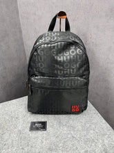 Hugo Boss Black Red Unisex Backpack With Dust Bag 8922 Black