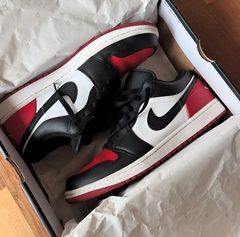 Semi UA Air Jordan 1 Low Bred Toe