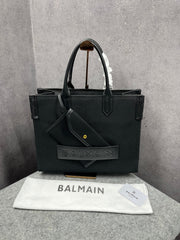 Balmain B-Army Black Tote Bag With Pouch Black With Dust Bag 990