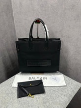 Balmain B-Army Black Tote Bag With Pouch Black With Dust Bag 990