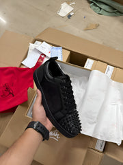 Christian Louboutin Low Top ALL black Sneakers
