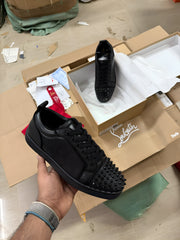 Christian Louboutin Low Top ALL black Sneakers