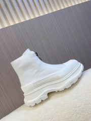 Alexander McQueen White High Top Sneakers Premium