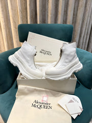 Alexander McQueen White High Top Sneakers Premium