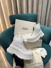 Alexander McQueen White High Top Sneakers Premium