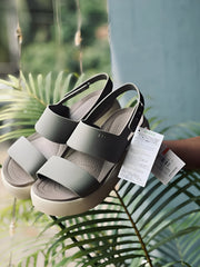 WMN Crocs brooklyn slingback low wedge sandals for her