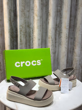 WMN Crocs brooklyn slingback low wedge sandals for her