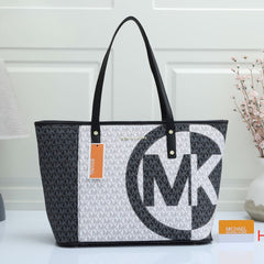 Michael Kors Voyager Leather Tote Satchel Shoulder Bag With Dust Bag (21004 Black)