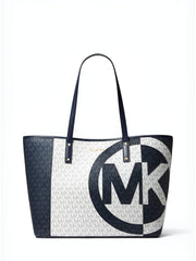 Michael Kors Voyager Leather Tote Satchel Shoulder Bag With Dust Bag (21004 Black)