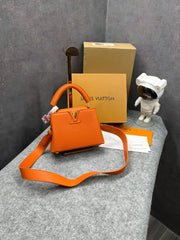 Louis Vuitton Capucines Mini Orange OG Double Box With Dust Bag 981471 Orange