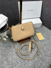 Bvlgari Serpenti Forever Clutch Apricot With OG Box & Dust Bag 837 Apricot