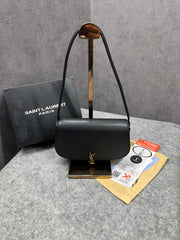 YSL Saint Laurent Crossbody & Shoulder Bag Cassandra Voltaire Mini Black With Dust Bag & OG Box
