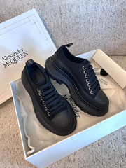 Alexander McQueen Tread Slick Lace Up Black Premium Sneaker