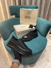 Alexander McQueen Tread Slick Lace Up Black Premium Sneaker