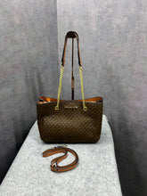 Michael Kors Teagan Large Logo Shoulder Bag With Dust Bag Coffee Brown 70198