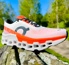 On Running CloudMonster 2 Undyed Flame White Orange