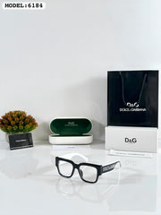 DOLCE & GABBANA 6184 BLACK WHITE FRAME
