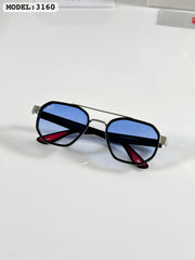 RAYBAN 3160 SILVER BLUE