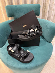 Amiri Mens Premium Sandal Black