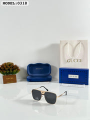 GUCCI 0318 GOLD BLACK