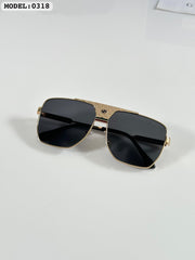 GUCCI 0318 GOLD BLACK