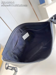 Louis Vuitton Pochette To Go Monogram Leather Grey Clutch Bags Grey 14914 With OG Box & Dust Bag