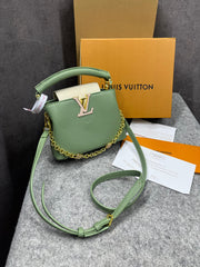 Louis Vuitton Capucines Mini Green OG Double Box With Dust Bag 968157-5