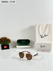RAYBAN 3160 GOLD BROWN