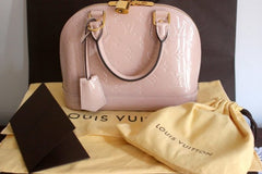 Louis Vuitton LV Alma BB Monogram Vernis Handbags