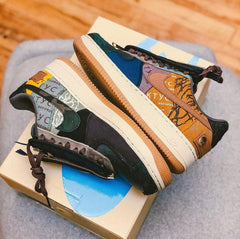Nike Airforce 1 Low X Travis Scott Cactus Jack SEMI UA