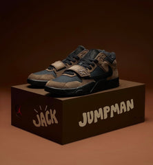 Air Jordan 1 x Travis Scott JumpMan Jack Dark Mocha UA QUALITY