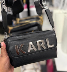 Karl Lagerfeld Maybelle Camera Crossbody Bag With Original Packing