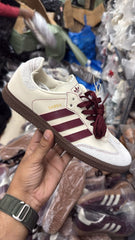 Adidas Samba OG Men s Wonder White Maroon 682