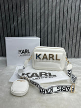 Karl Lagerfeld Maybelle Camera Crossbody Bag With Original Packing