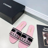 Chanel Hayden Classic Flats With OG Box & Dust Bag (Pink)