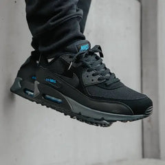 Nike Air Max 90 DARK SMOKE GREY/BLACK/LASER BLUE