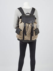 Gucci GG Supreme Monogram Coated Canvas Backpack With Dust Bag 69048