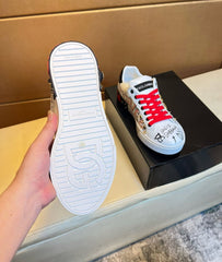 Dolce Gabbana Portofino Embroidery Sneakers