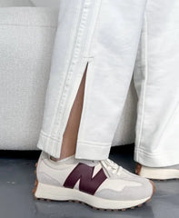 Wmns New Balance 327 Moonbeam Classic Burgundy For Her