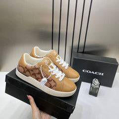 Coach Citysole Brown Low Top Sneakers For Women With Original Box