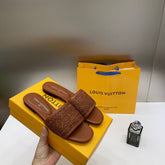 Louis Vuitton Revival Flats Mule For Women With Original Box And Carry Bag