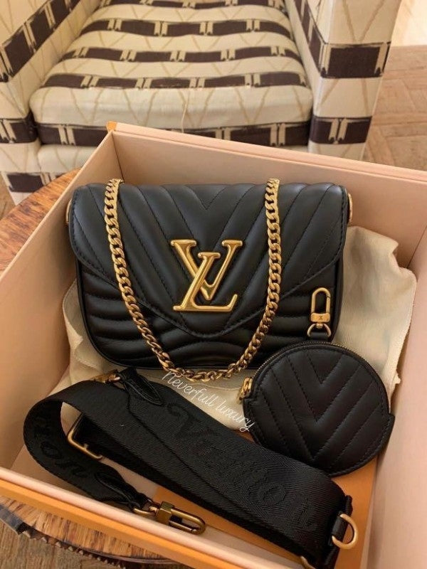 Louis Vuitton LV New Wave Multi-Pochette With Box Black – Lebrouges