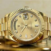 Rolex Oyster perpetual Day Date Automatic Gold-Gold Diamond