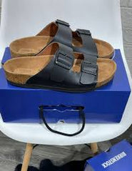 Birkenstock Arizona Slides Leather Black