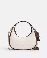 Coach Carmen Shoulder Bag Beige With OG Box Dust Bag