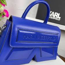 Karl Lagerfeld Royal Blue K Icon Premium Sling With Original Box Packing KA669 Royal Blue